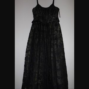 Jessica McClintock Black Lace Dress
